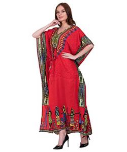Shah Crafts. Women Tribal Design Style Kaftan Dress Kimono Top Gown Maxi Stylish Night Wear Dress Free Size von Shah Crafts.