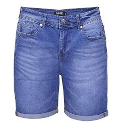 Shah Traders Summer Denim Jeans Shorts Designer Jeans Herren Shorts Kurze Hose Slim Fit Cotton Short Denim Stretch (Light Blue, W34) von Shah Traders