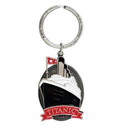 Shamrock Gift Co. Titanic 1912 Schlüsselanhänger aus Metall, Weiß, Einheitsgröße von Shamrock Gift Co.