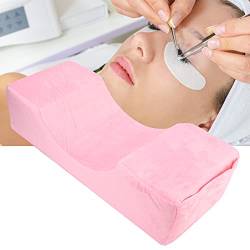 Beauty Salon Kissen, Wimpernkissen Wimpernverlängerungskissen, Memory-Schaum-Nackenkissen Schönheitssalon-Kissen Nackenstütze Professioneller Heimgebrauch für Wimperntransplantationssalon(Rosa) von Shanrya