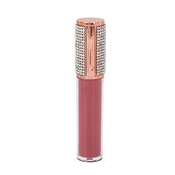 Hochpigmentierter Lippenstift, eleganter, leichter, lang anhaltender, feuchtigkeitsspendender, matter Lipgloss für den Alltag(10# Unhöfliches Braun) von Shanrya