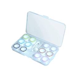 Sharplace 2er Packung Kontaktlinsenboxen, Ideal für Reisen, 4 Stück von Sharplace