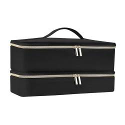 Sharplace Haartrockner-Taschen, doppellagige Tragetasche, Zuhause, Reisen, Lockenwickler, Organizer, Tasche, Reisetasche, Haar-Werkzeuge, Reisetasche von Sharplace