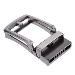 Sharplace Ratsche Gürtelschnalle Gürtelschliesse Buckle für 35 mm breite Gürtel, Gunmetal Grey, 8x4x2cm von Sharplace