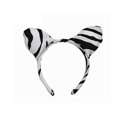 She's Shining Zebra Ohr Stirnband Cosplay Geburtstag Halloween Thema Party Supply Halloween Dekoration von She's Shining