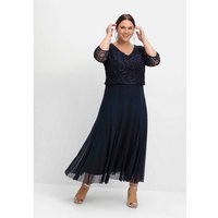 Sheego Abendkleid Große Größen aus Mesh, mit Zierborten von Sheego