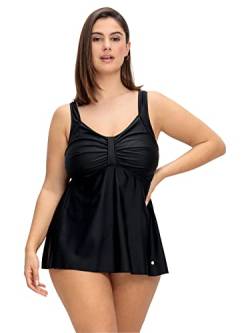 Sheego Damen Große Größen Tankini-Oberteil mit Raffung im Brustbereich Tankini-Top Strandmode von Sheego