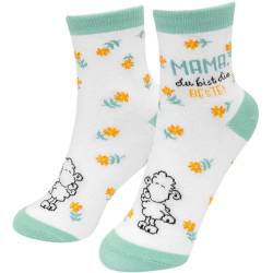 Sheepworld Damen Motivdruck Zaubersocken, Beste Mama, 36-40 von Sheepworld