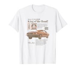Shelby Cobra GT 350 1967 King Of The Road Distressed Retro T-Shirt von Shelby Cobra
