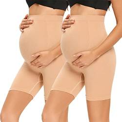 Shen&Qege Umstands-Shapewear für Kleider Nahtlose hohe Taille Bauchstütze Schwangerschaftsunterwäsche Schwangerschafts-Must-Haves von Shen&Qege