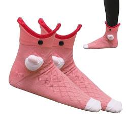 Lustige Tiersocken, kreative 3D-Weihnachtssocke | Stricken Sie Kinder-Neuheits-Haifisch-Socken-Weihnachtskreative 3D-Socke, 3D-Tiersocken-Weihnachtsgeschenk von Shenrongtong