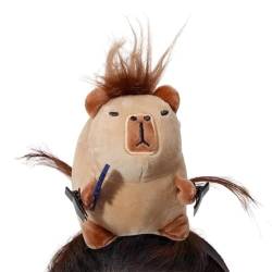 Shenrongtong Cartoon-Tier-Stirnband, Gesichtswasch-Stirnband | Capybara Dekor Make-up Stirnband,Multifunktionales Gesichtswaschgerät für Gesichtswäsche, Hautpflege, Sport, Dusche, Make-up von Shenrongtong