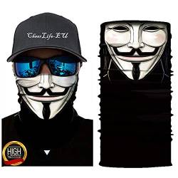 Multifunktionstuch Maske Schutzmaske 3D Bedrucktes Masken Halstuch Mundschutz UV-Staubschutz Sturmhaube Nahtlose Bandana Schlauchschal Herren Damen, Atmungsaktiv Face Shield Kopftuch Quick Drying von Shenzhen Tanqu Life Technology Co., Ltd.