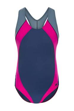 Shepa Kinder Badeanzug Schwimmanzug Jeans pink 140 von Shepa