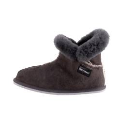 Shepherd Damen Bella Slipper Flache Hausschuhe, Grau Asphalt 16 von Shepherd