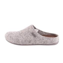 Shepherd of Sweden - Cilla Wollhausschuhe - Damen - 100% Wolle - Schlupfmodell - Pantoffeln - Gummisohle - Grey - Größe 37 von Shepherd