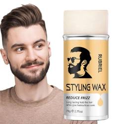 Wachsstift für Männerhaar - Glättender, regenerierender Pomadestift für das Haarstyling,Fly Away Hair Frizz Haarstyling-Wachs für Treffen, Zuhause, Arbeiten, Dating, Reisen Shichangda von Shichangda