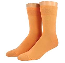 Edle Herren Business Socken gasiert- mercerisierte Herrensocke in viele Farben, Farben alle:hellorange, Größe:39/42 von Shimasocks