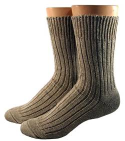 Hautfreundliche kbA Bio Damen & Herren Leinen Socken in dicker Qualität - Natur, Farben alle:naturmeliert, Größe:39/40 von Shimasocks