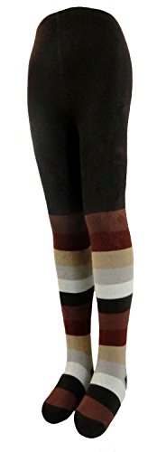 Shimasocks Baby/Kinder Thermo Ringel Strumpfhose, Farben alle:Brauntöne, Größe:23/26 bzw. 98/104 von Shimasocks