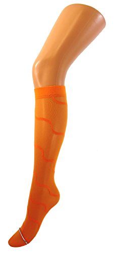 Shimasocks Damen Feinkniestrümfe gemustert 20 DEN, Farben alle:22 orange von Shimasocks