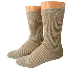 Shimasocks Herren Bio Socken Leinen, Farben alle:beigemeliert, Größe:39/40 von Shimasocks