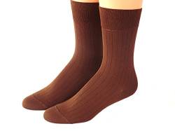 Shimasocks Herren Business Socken gasiert- mercerisiert Farbe mocca, Farben alle:mocca, Größe:39/42 von Shimasocks