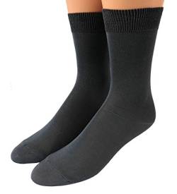 Shimasocks Herren Socken 100% Baumwolle gasiert-mercerisiert Dreierpack, Farben alle:grau, Größe:43/46 von Shimasocks
