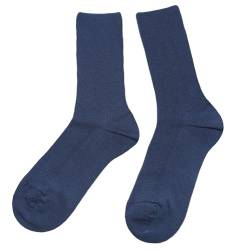 Shimasocks Herren Socken 100% Organic Cotton wohl und hautsympatisch (DE/NL/SE/PL, Numerisch, 43, 44, Regular, Regular, Marine) von Shimasocks