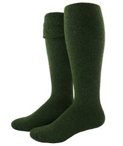 Shimasocks Jagdkniestrümpfe Outdoor Overknees, Farben alle:jägergrün, Größe:51-54 von Shimasocks