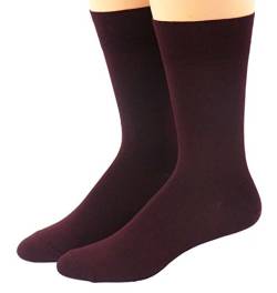 Shimasocks Qualitäts Herren Business Ausstatter Socken gasiert/mercerisiert - viele Farben, Farben alle:dunkelbordeaux, Größe:43/46 von Shimasocks