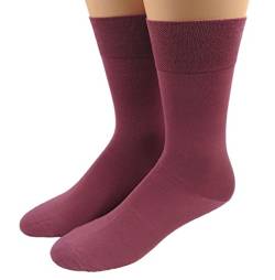 Shimasocks Qualitäts Herren Business Ausstatter Socken gasiert/mercerisiert - viele Farben, Farben alle:rosenholz, Größe:47/50 von Shimasocks
