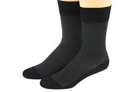 Super bequeme freizeit Herren Strümpfe - Socken - TOP Qualität - made in Germany, Farben alle:schwarz, Größe:43/46 von Shimasocks