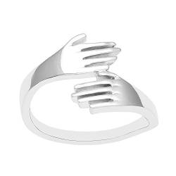 Shine Jewel 925 Silber Hände wickeln/Schlange Ring (64 (20.4)) von Shine Jewel