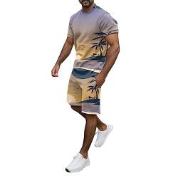 80er outfit 60er jahre party outfit herren Männer Sommer Outfit Strand Kurzarm Gedruckt Hemd Kurzen Anzug Hemd Hosen Anzug Mit Taschen 70s outfits for men herren pullover v ausschnitt schwarz von Shiningupup