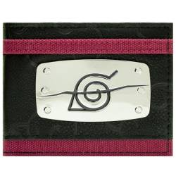 Shinobi Ninja Konoha Dorf Akatsuki Stirnband Geldbörse/Geldbeutel Bi-Fold ID & Kartenhalter, Schwarz von Shinobi Ninja