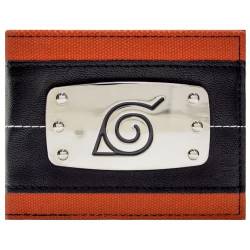 Shinobi Ninja Konoha Dorf Silber Stirnband Emblem Geldbörse/Geldbeutel, Klappbar, Ausweis- & Kartenhalter, Schwarz von Shinobi Ninja