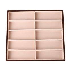 Shipenophy Sunglasses Box 10 Grids Modern Glasses Organiser Glasses Display Storage Case Sunglasses Glasses Display Drawer Organiser for Women Men von Shipenophy