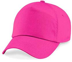 ShirtInStyle Basecap Cap 5 Panel Cap Verschluss Klettverschluss Größe Unisex, Farbe pink von ShirtInStyle