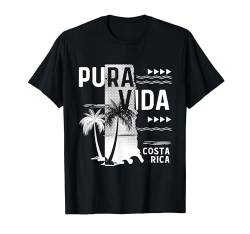 Costa Rica Pura Vida Hemd Retro Costa Rica Hemd Pura Vida T-Shirt von ShirtZilla