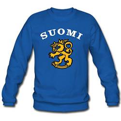 Shirtastic Herren Sweatshirt Sweater Suomi Finnland Eishockey S-3XL (S) von Shirtastic