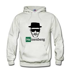 Shirtastic Kapuzenpulli Breaking Hoodie Heisenberg Mr. White Bad Los Pollos Hermanos (XXL, Weiß) von Shirtastic