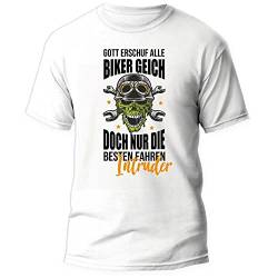 Intruder T-Shirt nur die Besten Fahren Motorrad 800 1400 1800 Tuning Zubehör, Größe: l von Shirtbild