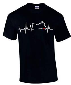 K1600GT T-Shirt Zubehör Biker T-Shirt Tuning Motorrad Herzschlag Geschenk Treff (XL) von Shirtbild