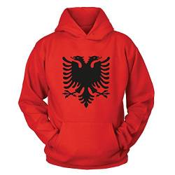 Shirtblaster Albanien Kapuzenpullover Size M von Shirtblaster