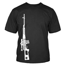 Shirtblaster Dragunov T-Shirt SVD SWD Sniper Gewehr Rifle Gun Größe XL von Shirtblaster