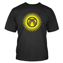 Shirtblaster Kirgistan T-Shirt Kirgisien Sonne Flagge Bischkek Kirgisistan Größe L von Shirtblaster