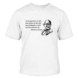 Shirtblaster Mahatma Gandhi T-Shirt Mahatma Ghandi Größe 4XL von Shirtblaster