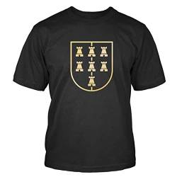 Shirtblaster Siebenbürgen T-Shirt Wappen Karpaten Romania Rumänien Größe S von Shirtblaster