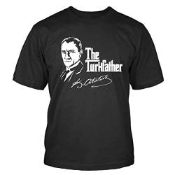 Shirtblaster The Turkfather Atatürk T-Shirt Turkfather Türkei Atatürk Mustafa Kemal Größe L von Shirtblaster